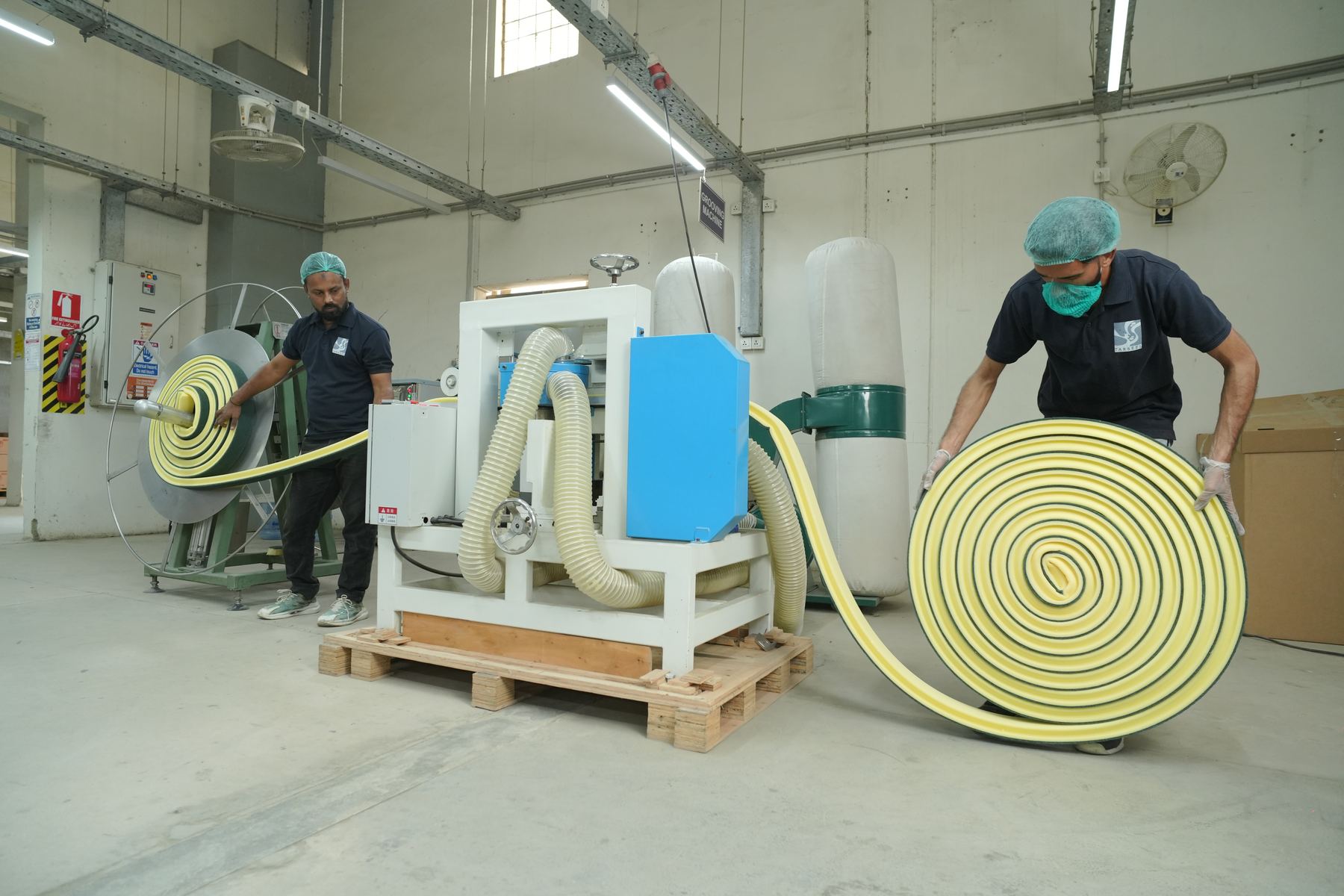 Supplied material on the line